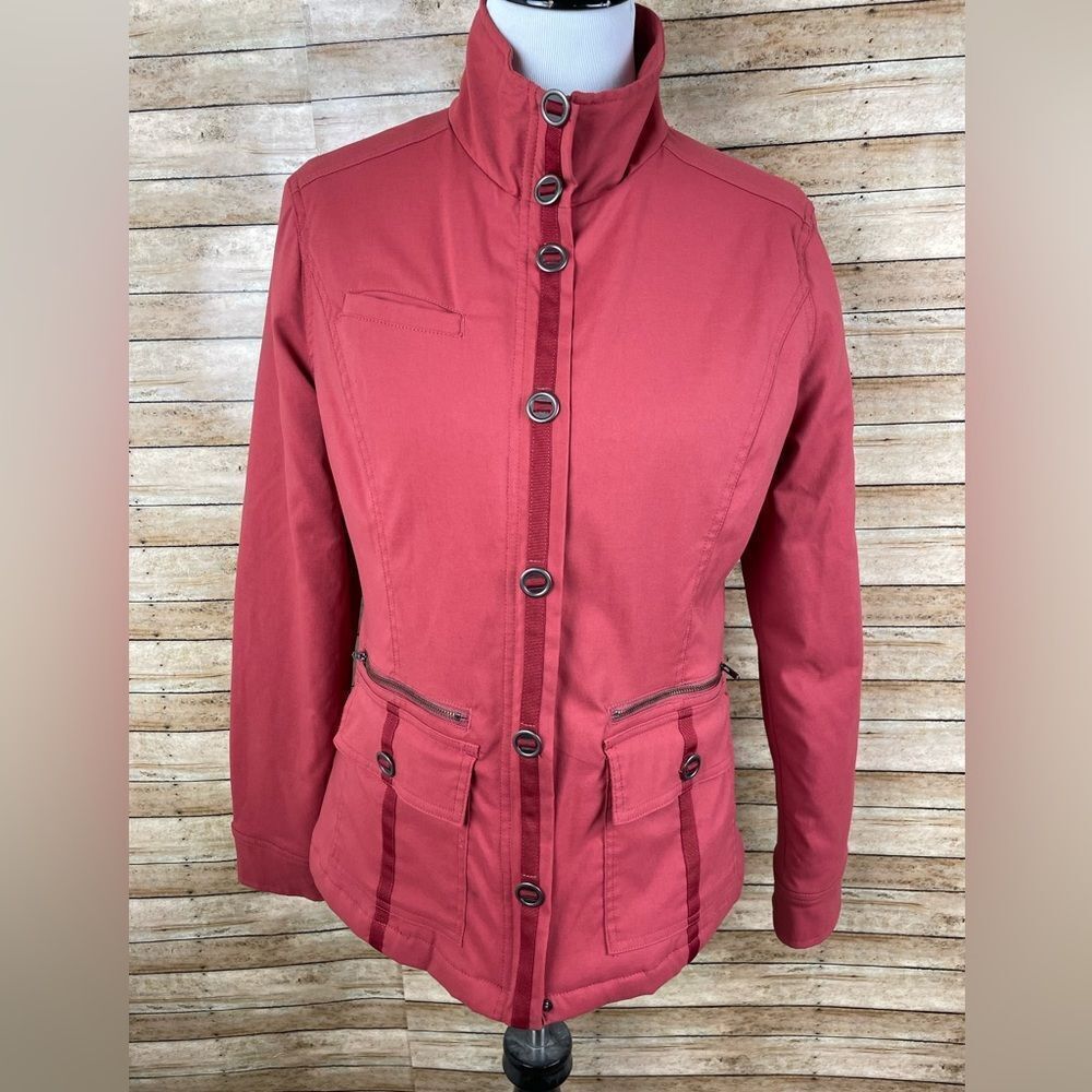 PrAna Lydia Utility Jacket - Full Zip w/ Pockets sz med